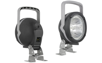 Halogén munkalámpa állítható fényerővel, beépített AMP Faston csatlakozóval