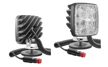 sugárzási szög 28°, 800 lm - LED modul 12V-24V, spirálkábel 8 m, szivargyújtó csatlak.