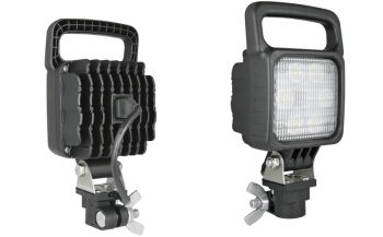 LED munkalámpa CAR1 tartóval, beépített AMP Faston csatlakozóval