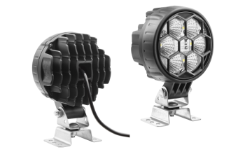 LED munkalámpa omega tartóval, kábellel