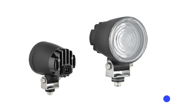 Speciális LED kék lámpa beépített AMP Faston csatlakozóval - kék