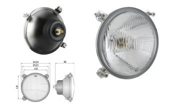 Fényszóró R2 típusú - bal oldali közlekedés (fények: tompított, távolsági) - jobb