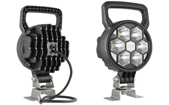 LED munkalámpa omega tartóval, kábellel, kapcsolóval