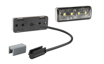 LED modul 12V-24V, kábel 0,5 m, gyorscsatlakozó