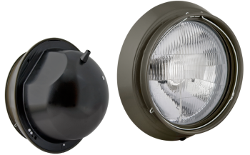 Hermetikus fényszóró, H4 típusú fémházas (fények: tompított, távolsági)