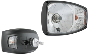 Fényszóró H4 típusú, DT04-6P csatlakozó - bal