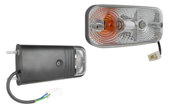 Első lámpa oldalsó rögzítéssel - jobb (fények: parkoló, elülső irányjelző)