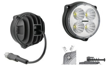 LED munkalámpa kábellel, Deutsch DT04-2P csatlakozó (3 csavaros)
