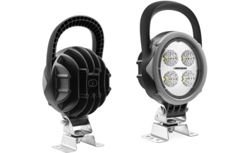 LED munkalámpa omega tartóval, beépített AMP SuperSeal csatlakozóval