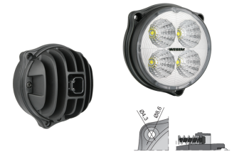 LED munkalámpa beépített Deutsch DT04-2P csatlakozóval (3 csavaros)