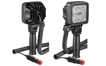 LED munkalámpa marklat, spirál kábeles, kapcsolóval