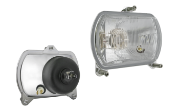 Fényszóróbetét, R2 típusú (fények: tompított, távolsági, parkoló)