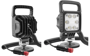1500lm - LED modul 12V-24V, spirálkábel 8 m, szivargyújtó csatlak., fogantyú